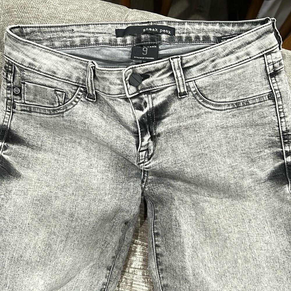 Gray jeans